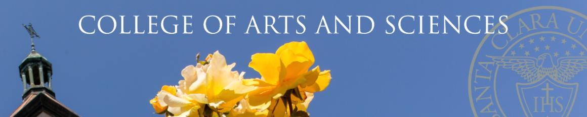 CAS Newsletter Header with yellow flowers and a blue background