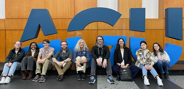 SCU faculty and students at the American Geophysical Union meeting.