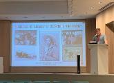 Mateo Carrillo presenting his paper at a conference