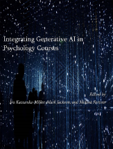  Book cover of Integrating Generative AI in Psychology Courses