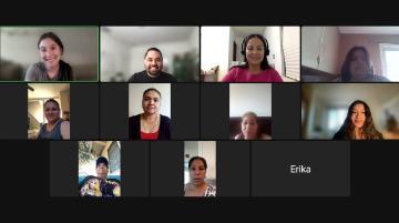 Screenshot of Lanzando 2022 Participants and Instructors