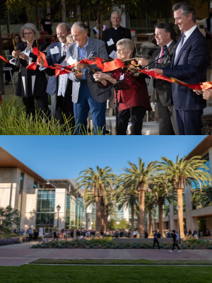 Photos of SCU SCDI building and ribbon cutting ceremony