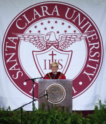 Photo of SCU President Julie Sullivan