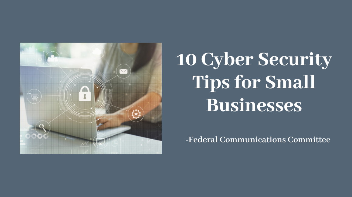 Image with 10 Cyber Security Tips caption