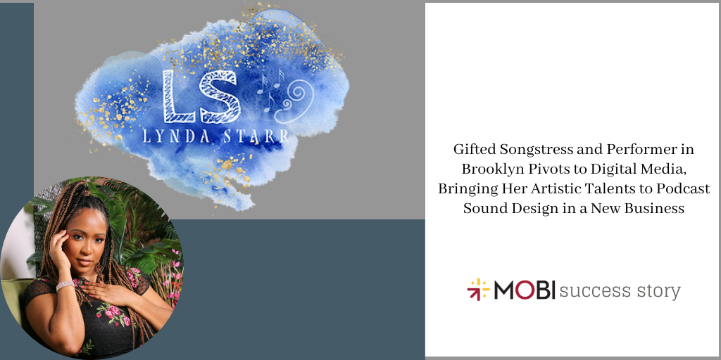 Image from social media post about MOBI Success Story Lynda Starr