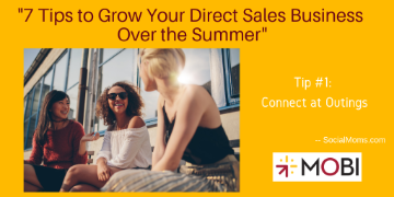 Graphic with photo and title 7 Tips to Grow Your Business Over the Summer