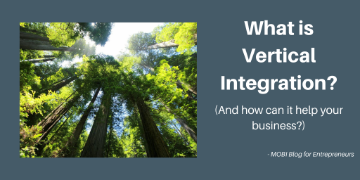 Photo of tall trees with the caption What is Vertical Integration?