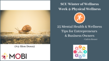 Photo of Snail with advice to slow down