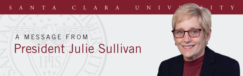 A message from President Sullivan