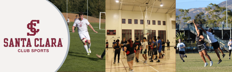 Images of men's club soccer, boxing, and ultimate frisbee