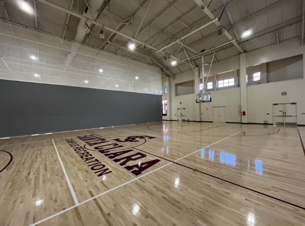 Resurfaced bball courts in Malley
