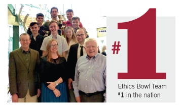 Ethics Bowl Team #1 in the nation