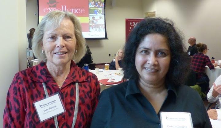 Joan Barram and Padma Gargaya