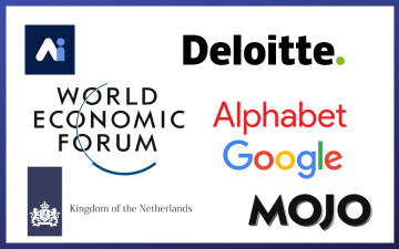 Ethics Center Consultation Logos of companies for which the Ethics Center provides consultation: Deloitte, Alphabet, Google, Mojo, World Economic Forum, Kingdom of the Netherlands