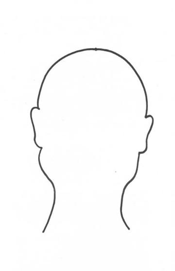 Outline of a head titled OpenMindPortrait.