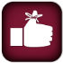 White thumbs-up with string on finger against maroon background. Image labelled Responsibility Requires Action.