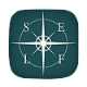 Illustration of a compass labeled S, E, L, F on a dark background.

