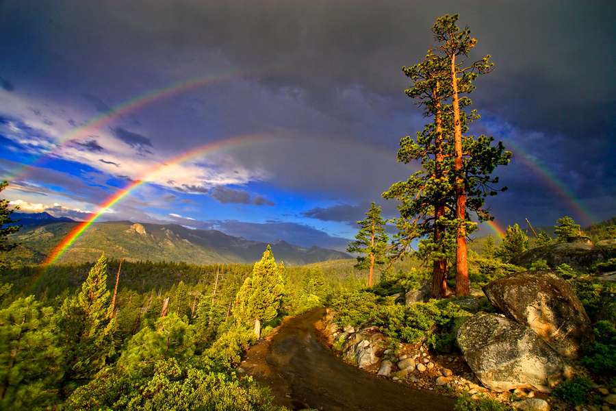 A double rainbow