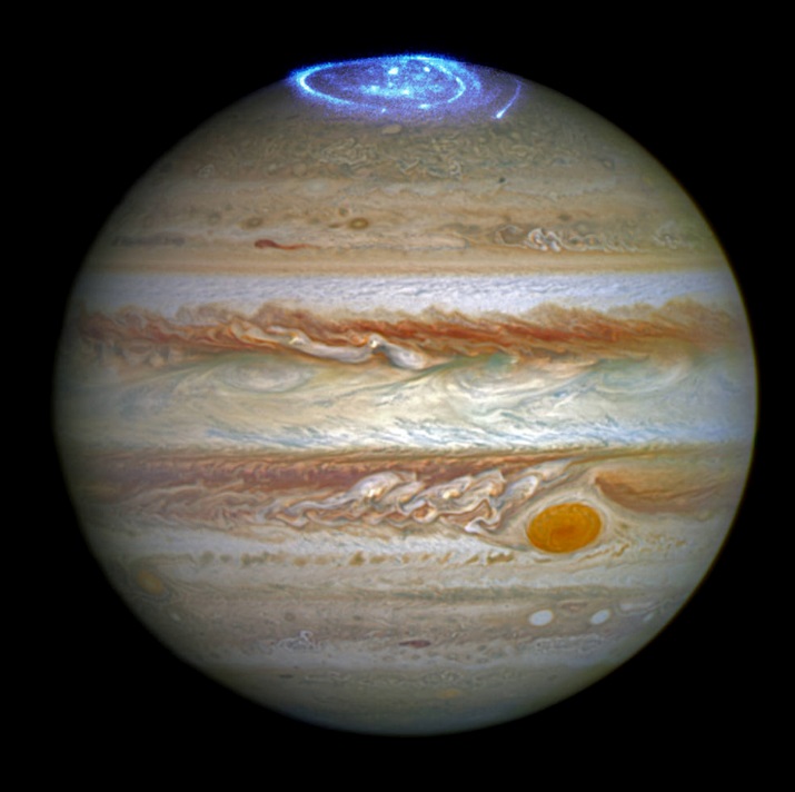 And the phenomenon of the aurora has even been observed outside our solar system. In July of 2015 astronomers at the National Radio Astronomy Observatory in New Mexico recorded the blinking glow of an aurora around a brown dwarf star, 100 trillion miles away. This series of images occurred over a span of five seconds.