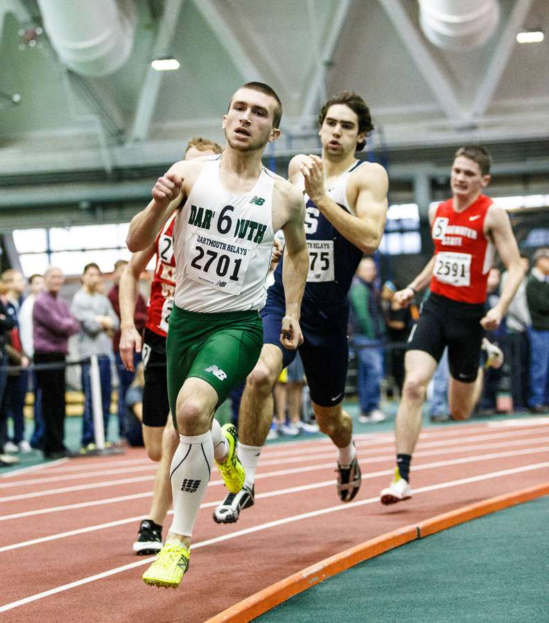  Zach running for Dartmouth Photo By: Doug Austin
